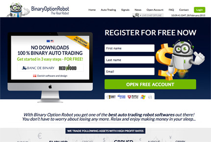 binary option robot brokers