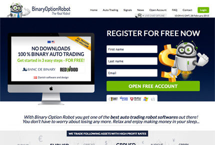 Binary options robot trading results